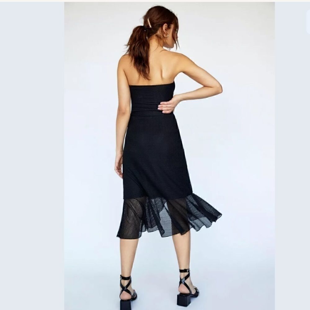 FREE PEOPLE NIGHTCAP BOWTIE BODYSUIT & MIDI SKIRT - Picture 4 of 6